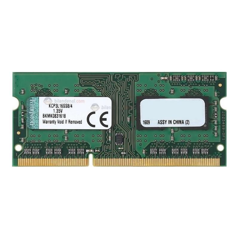 Kingston 4 GB DDR3L 1600 MHz CL11 Sisteme Özel LV Notebook Rami -  KCP3L16SS8/4 / Bilendenal.com Doğru ürünü bilendenal