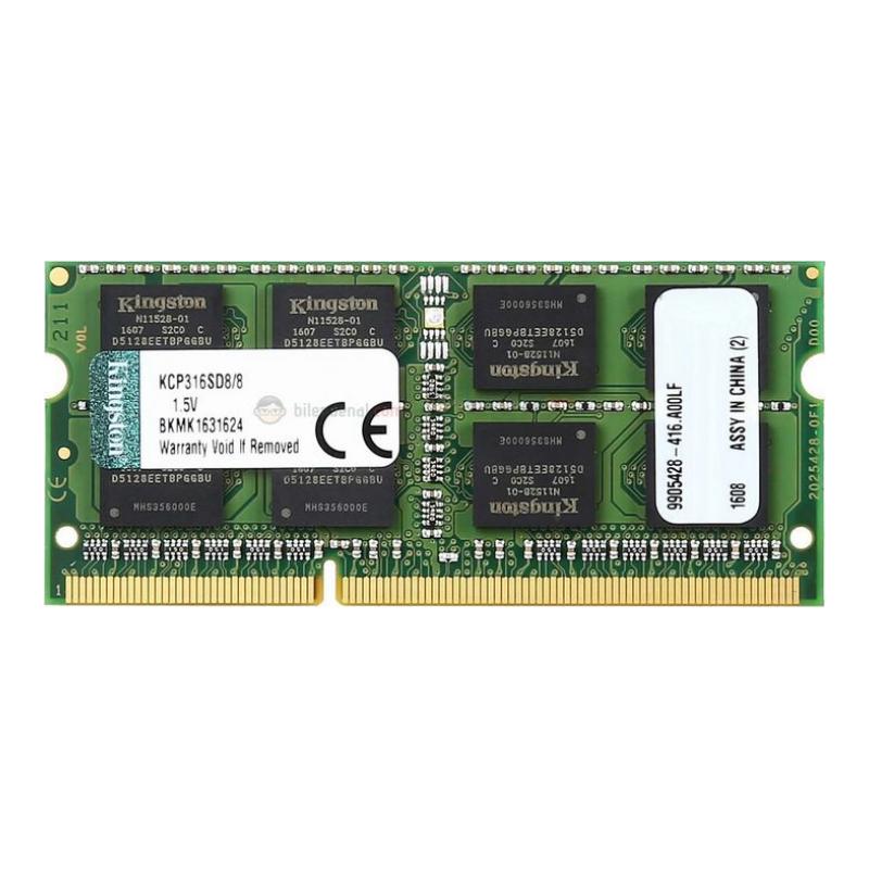 Kingston 8 GB DDR3 1600 MHz CL11 Sisteme Özel Notebook Rami - KCP316SD8/8 /  Bilendenal.com Doğru ürünü bilendenal