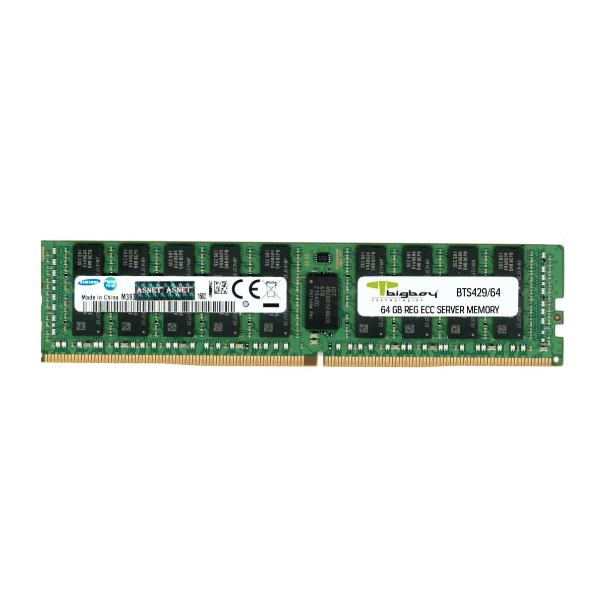 Bigboy 64GB DDR4 2933MHz CL21 Registered ECC Server Rami BTS429/64G