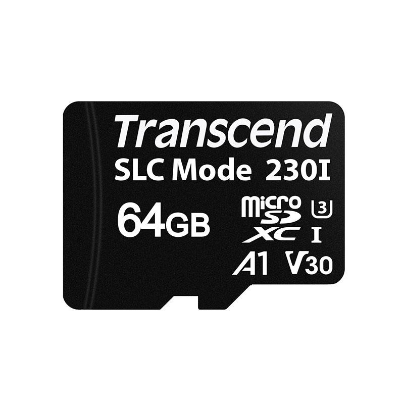 Transcend 64GB Endüstriyel SDHC Class 30 V30 microSD Hafıza Kartı TS64GUSD230I