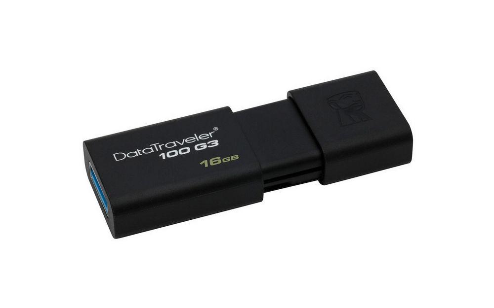 Kingston 16 GB Datatraveler 100 G3 USB 3.0 Flash Disk DT100G3/16GB