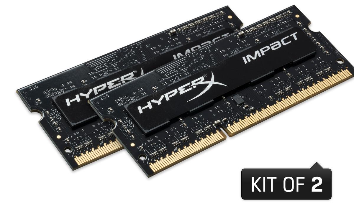 Kingston HyperX IMPACT 8 GB DDR3L 1600 MHz CL9 Notebook Performans Ram Kiti (2x4GB) HX316LS9IBK2/8