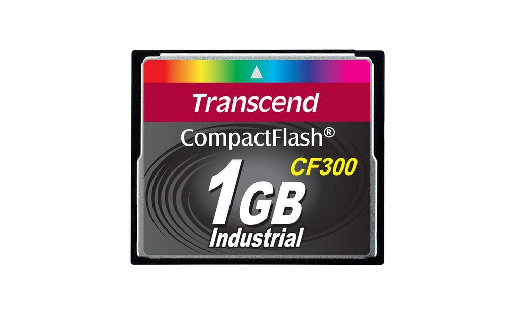 Transcend 1 GB CF300 300x Industrial Hafıza Kartı TS1GCF300