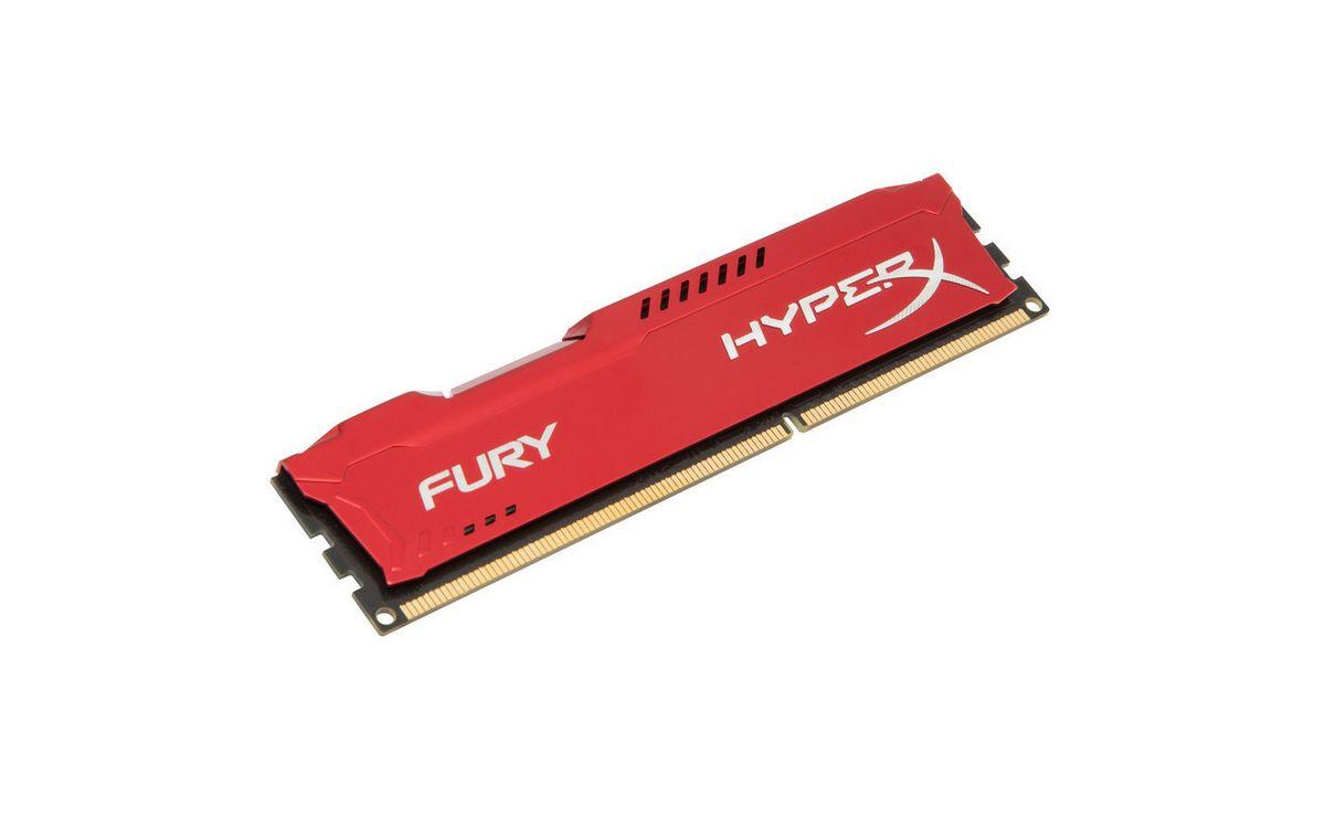Kingston HyperX FURY Red 8 GB DDR3 1866 MHz Bellek HX318C10FR/8