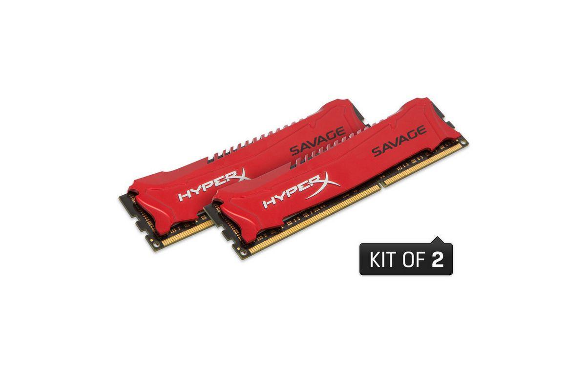 Kingston HyperX Savage 8 GB DDR3 1600 MHz Bellek Kit (2x4GB) HX316C9SRK2/8