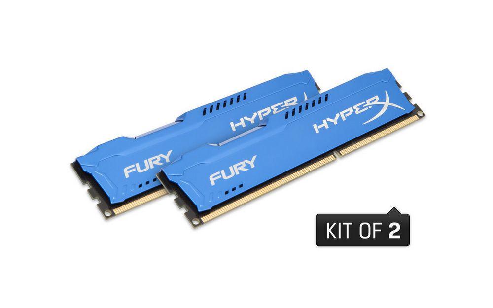 Kingston Hyperx FURY 16 GB DDR3 1600 MHz CL10 Performans Ram Kiti (2x8GB) HX316C10FK2/16