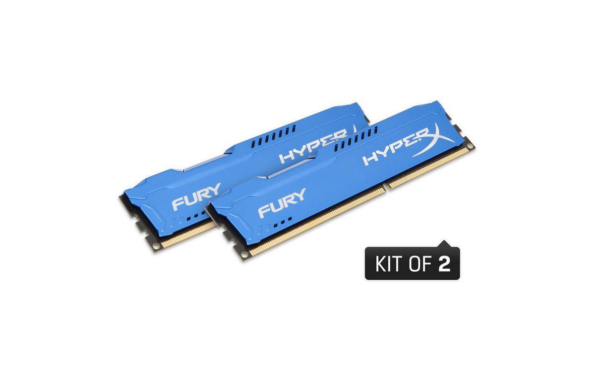 Kingston Hyperx FURY Blue 16 GB DDR3 1866 MHz Bellek Kit (2x8GB) HX318C10FK2/16