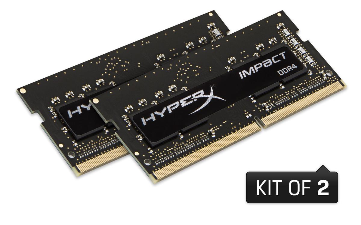 Kingston HyperX IMPACT 8 GB DDR4 2400 MHz CL14 Notebook Performans Ram Kiti(2x4GB) HX424S14IBK2/8