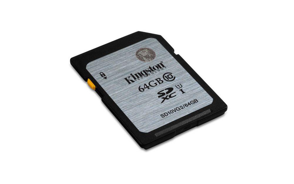 Kingston 64 GB SDXC Class10 SDHC SD Hafıza Kartı SD10VG2/64GB