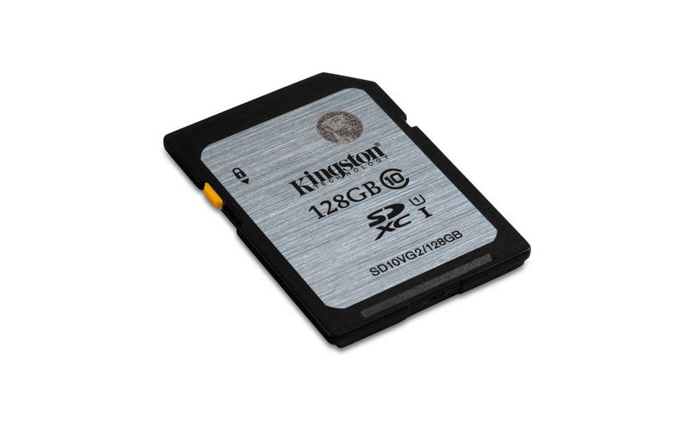 Kingston 128 GB SD Class10 SDHC SD Hafıza Kartı SD10VG2/128GB