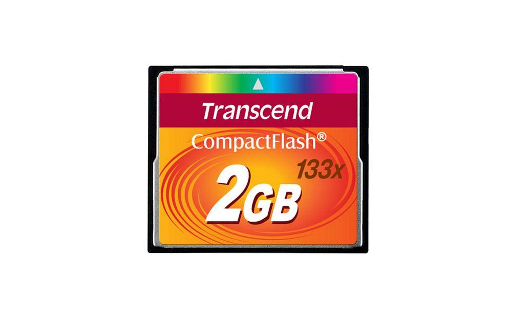 Transcend 2 GB Compact Flash 133X Hafıza Kartı TS2GCF133