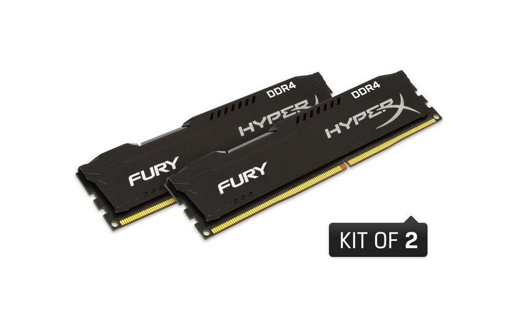 Kingston Hyperx FURY 8 GB DDR4 2400 MHz CL15 Performans Ram Kiti (2x4GB) HX424C15FBK2/8