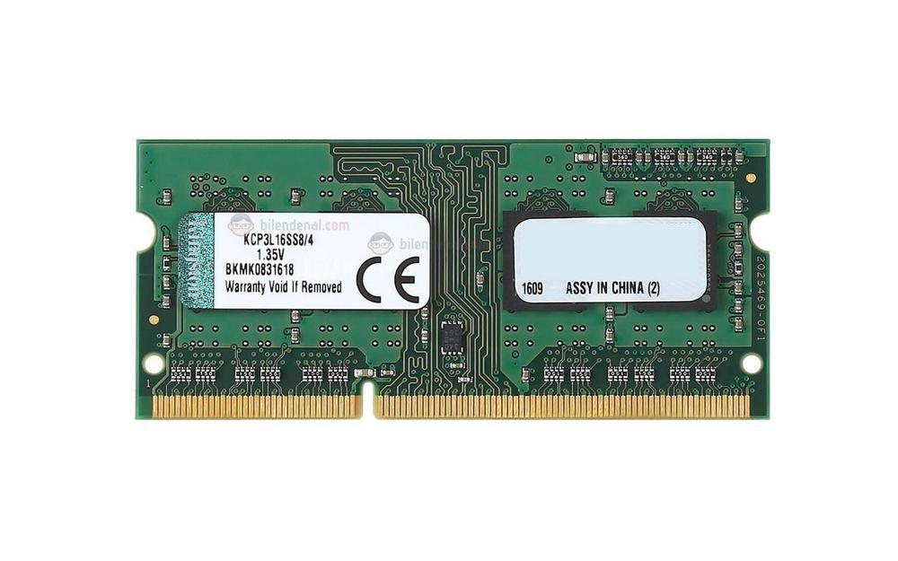 Kingston 4 GB DDR3L 1600 MHz CL11 Sisteme Özel LV Notebook Rami KCP3L16SS8/4
