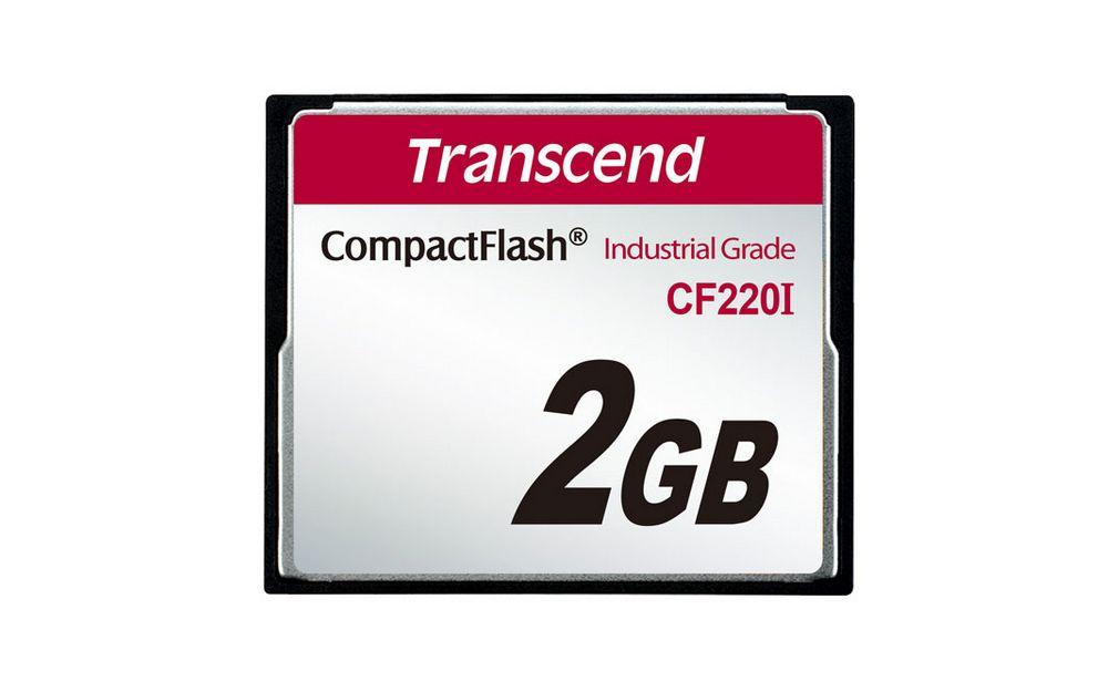 Transcend 2 GB CompactFlash CF220I 266x Endüstriyel Hafıza Kartı TS2GCF220I