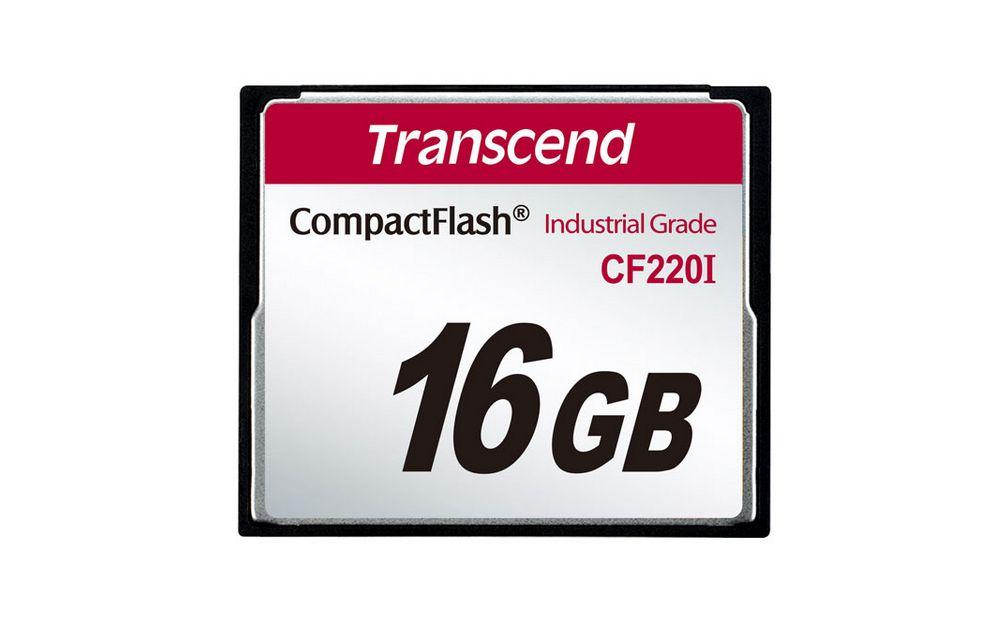 Transcend 16 GB CompactFlash CF220I 266x Endüstriyel Hafıza Kartı TS16GCF220I