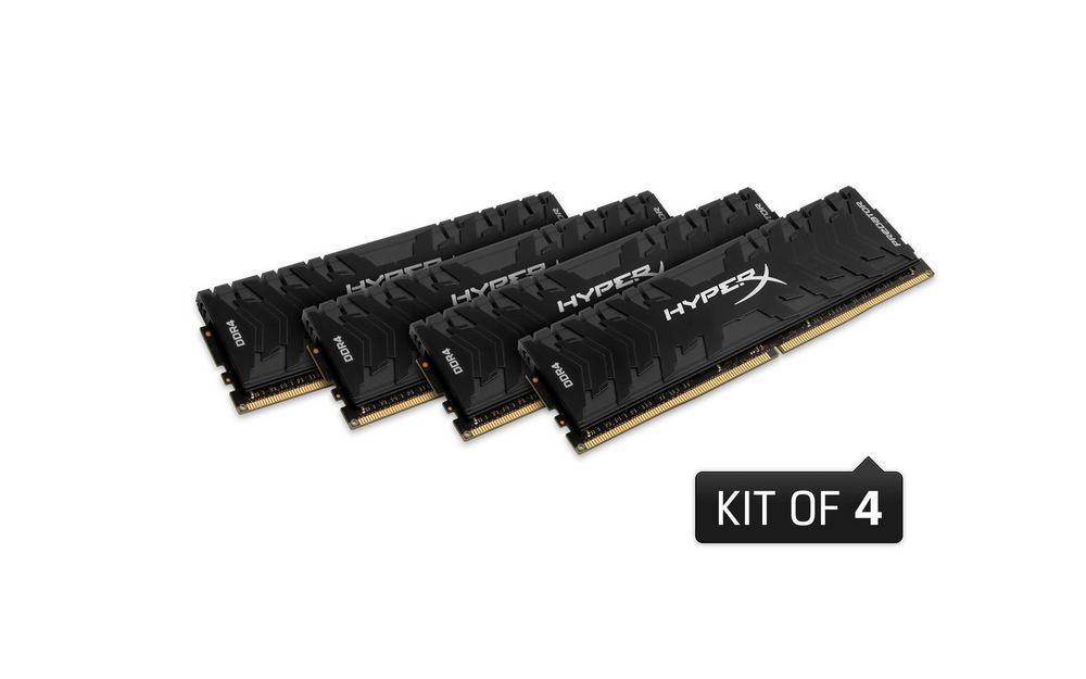 Kingston Hyperx Predator 32 GB DDR4 3200 MHz CL16 Performans Ram Kiti(4x8GB) HX432C16PB3K4/32