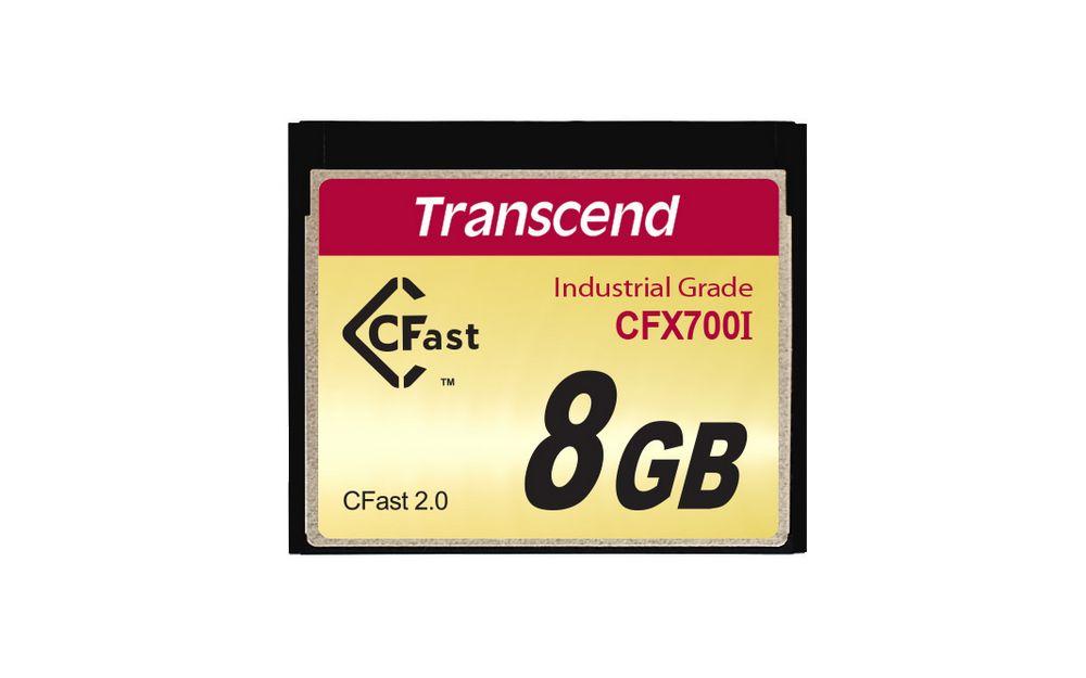 Transcend 8 GB CFX700 CFast 2.0 Endüstriyel Hafıza Kartı TS8GCFX700I