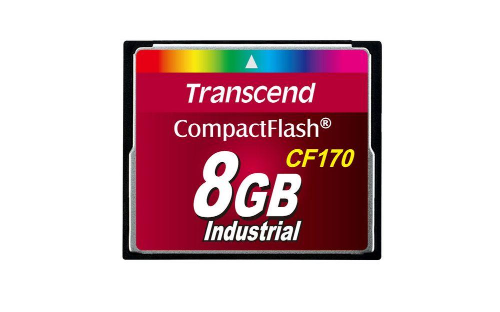 Transcend 8 GB CF170 300x Industrial Hafıza Kartı TS8GCF170