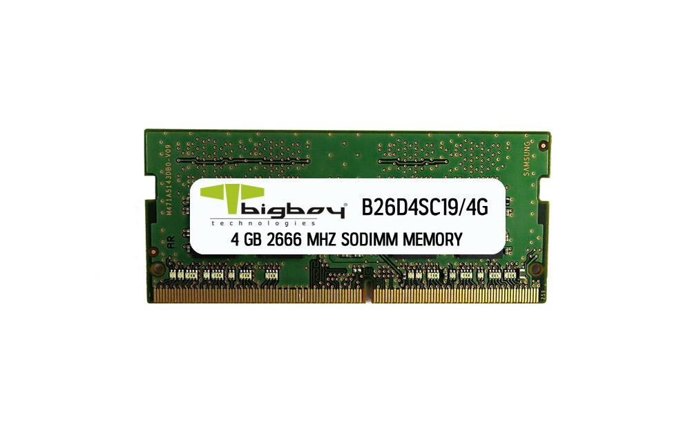 Bigboy 4GB DDR4 2666 MHz CL19 Notebook Rami B26D4SC19/4G