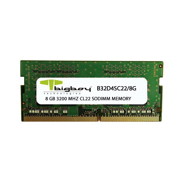 Bigboy 8GB DDR4 3200MHz CL22 Notebook Rami B32D4SC22/8G