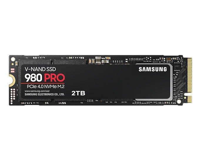 Samsung 980 PRO 2TB PCIe Gen 4.0 x4 22x80mm M.2 NVMe 1.3c SSD MZ-V8P2T0BW