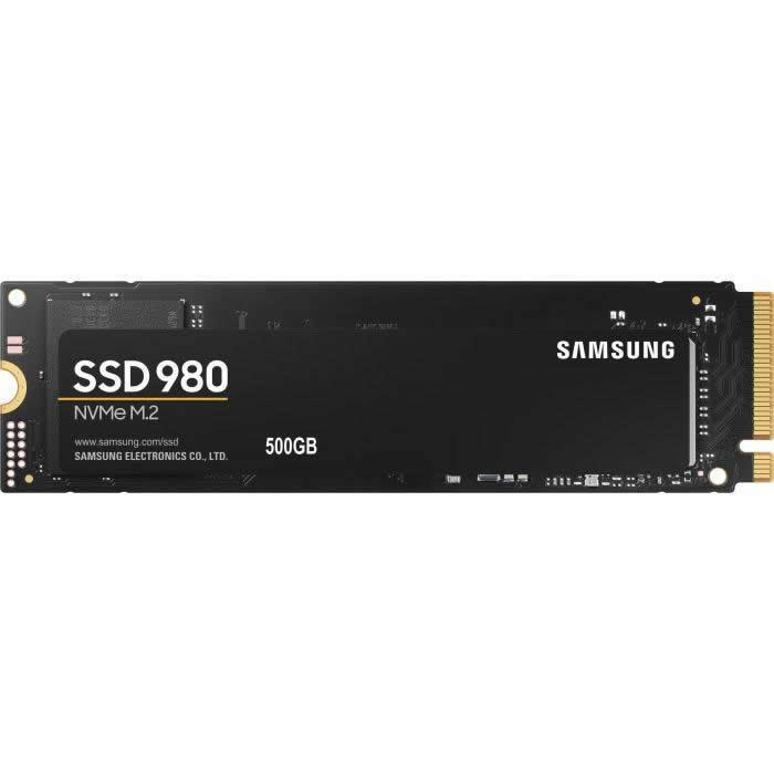 Samsung 980 500GB PCIe Gen 3 x4 M.2 NVMe 3100-2600MB/s 22x80mm SSD MZ-V8V500BW