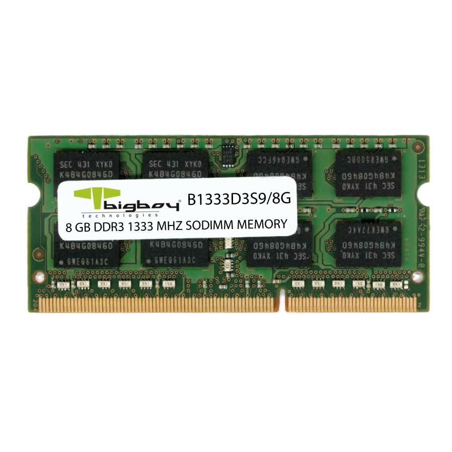 Bigboy 8GB DDR3 1333MHz CL9 Notebook Rami B1333D3S9/8G